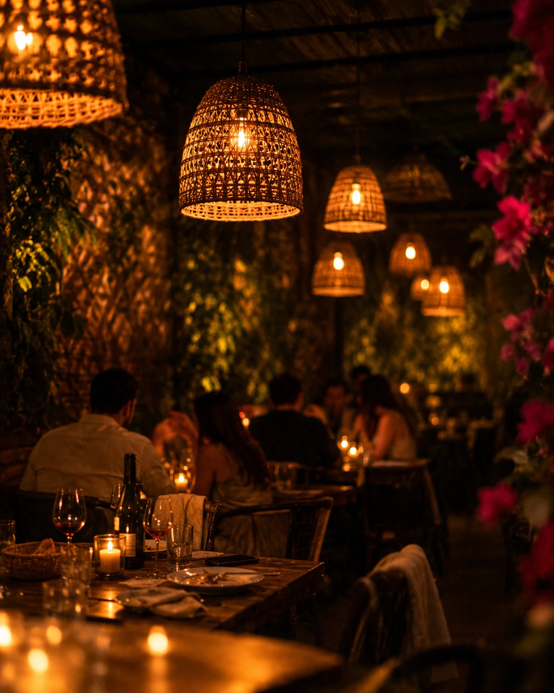 El rooftop de Loop Club: Terraza cubierta, luz cálida y plantas. El sitio donde uno dice «una más» y se queda hasta que cierran.